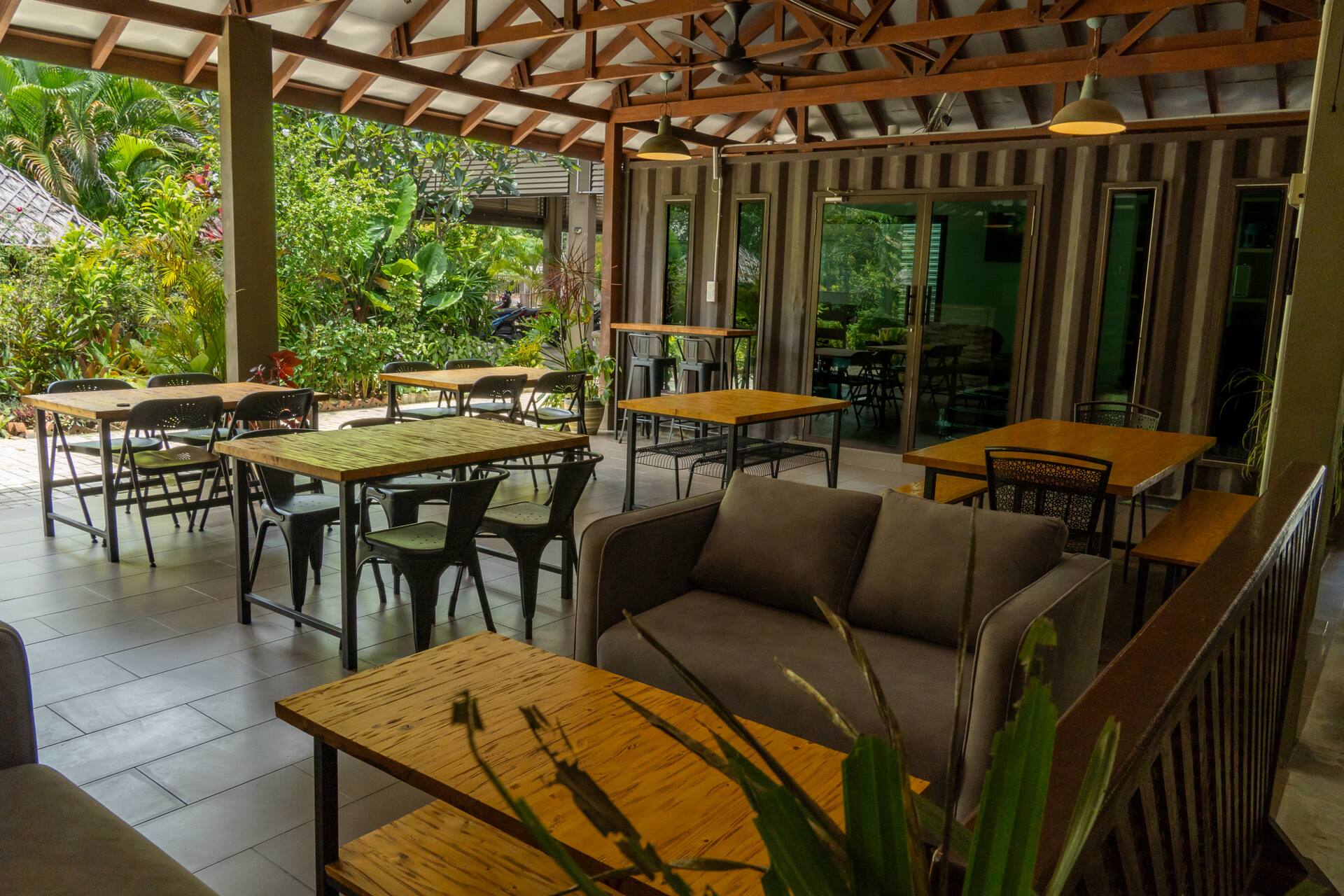 Dining and social space at Bambu