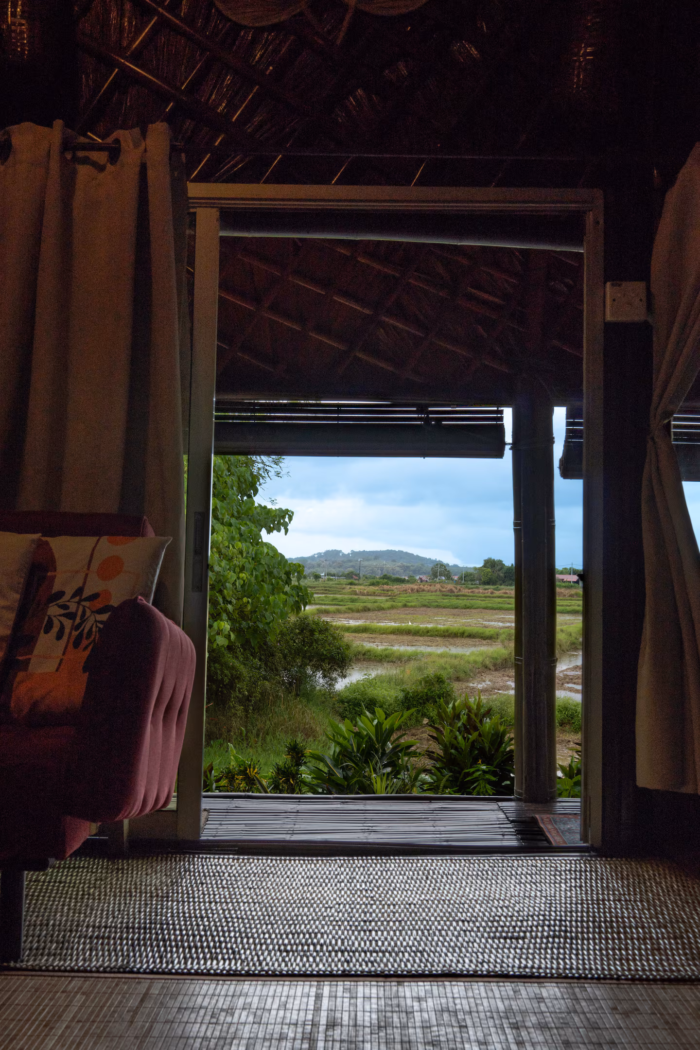 Sunset Bambu Villa interior living space
